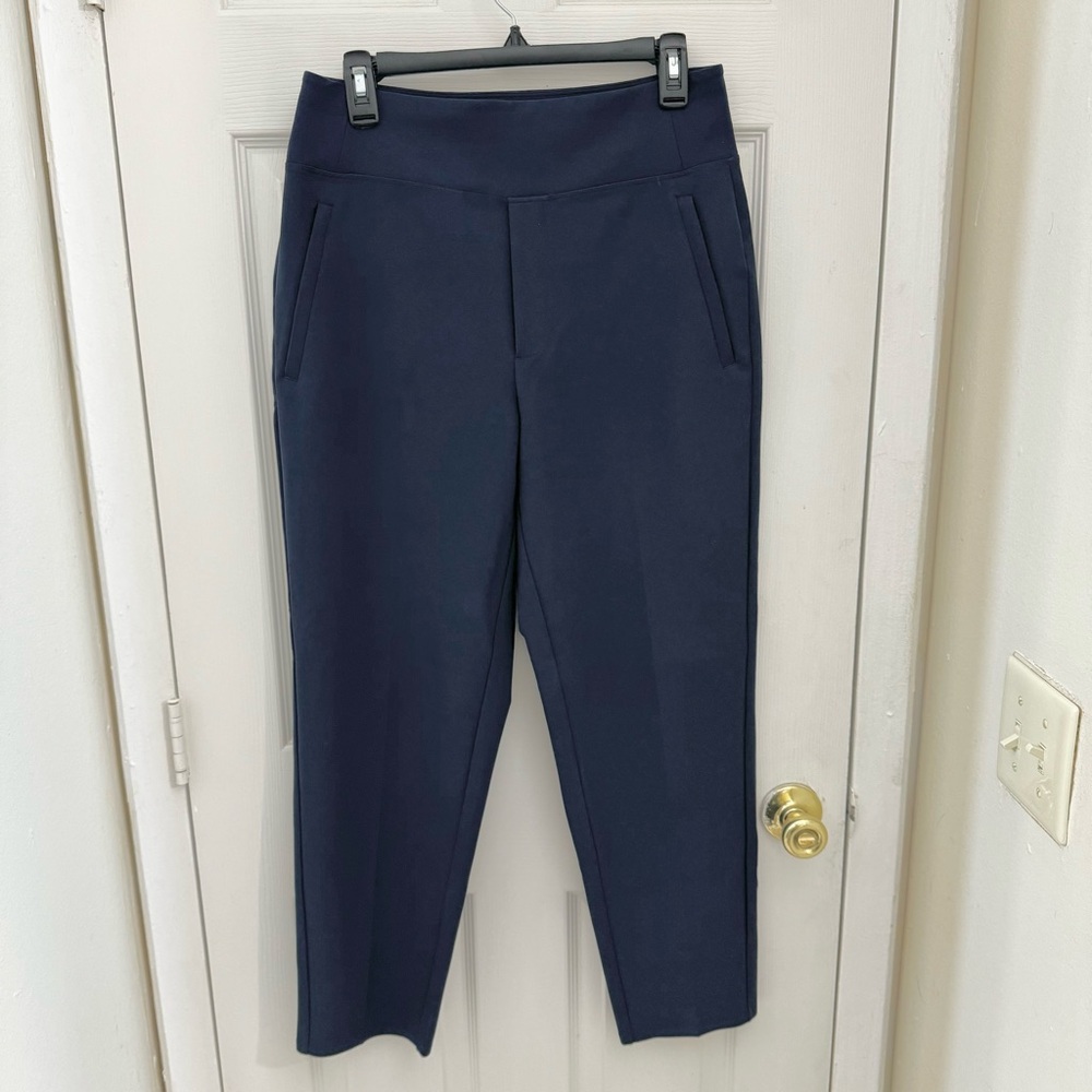 Athleta Straight Leg Pants in Navy Blue